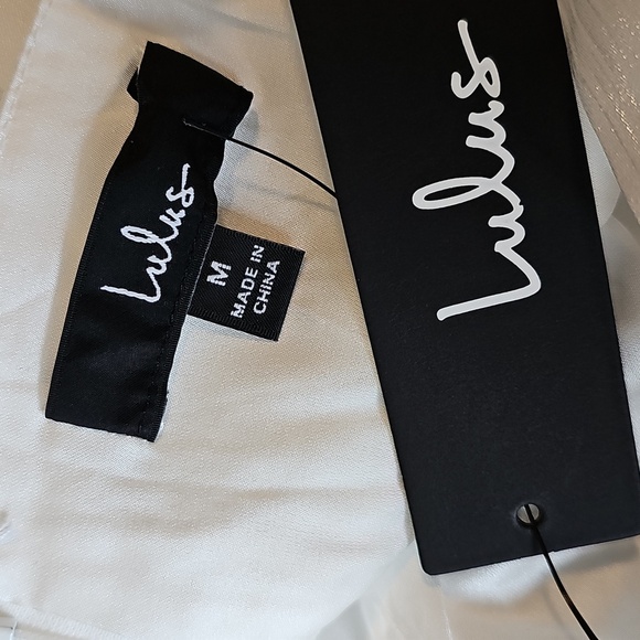 Lulus Womens Radiant Arrival Shiny White Organza Tiered Tie-Strap Maxi Dress - Picture 11 of 11